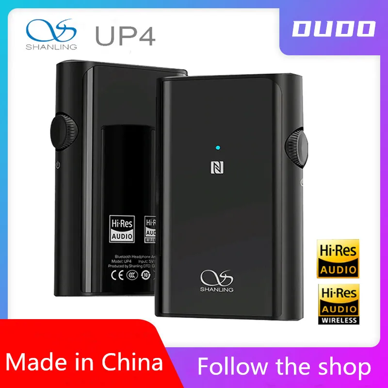 Shanling UP4 Bluetooth Amp Portable Digital Audio Decoder Integrated Machine LDAC Receiver Balanced Output Headphone Amplifier