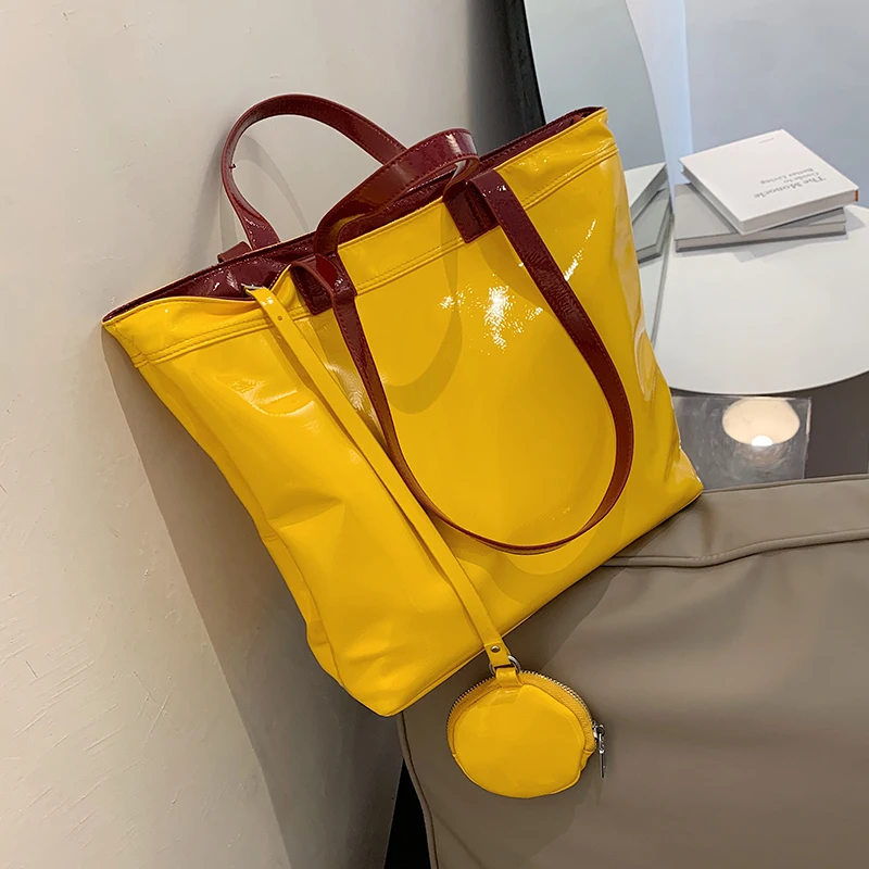 

Simple Large-capacity Bag Women 2020 New Fashion Western Style One-shoulder Big Net Celebrity Wild Portable Tote Casual Tote