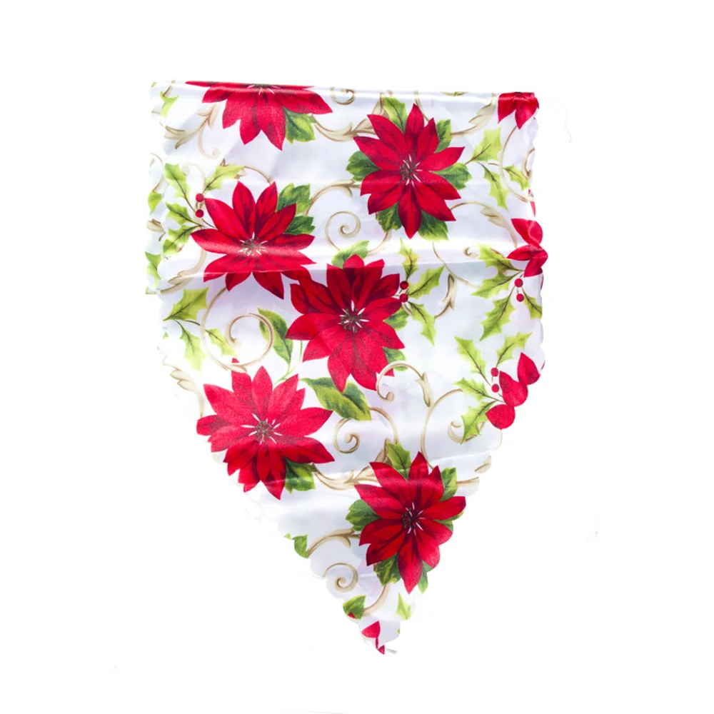 

Table Runners Modern Christmas Print Table Flag Ornament Home Hotel Restaurant Decoration 35*180cm Decorations For Home
