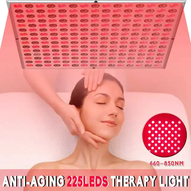 Dispositif de thérapie à la lumière rouge, 225 LED, Anti-vieillissement,  45W IR850nm infrarouge LED rouge, proche infrarouge, sommeil, douleur,  Inflammation - AliExpress