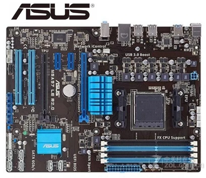 ASUS M5A97 LE R2.0 original mainboard for AMD Socket AM3+ DDR3 32GB USB2.0  USB3.0 32nm 140W 970 used Desktop motherborad PC