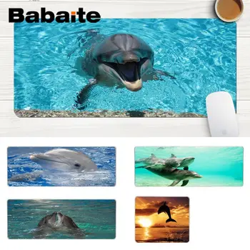 

Babaite Hot Sales Animal Cute dolphin DIY Design Pattern Game mousepad Laptop Gaming Lockedge Mice Mousepad Gaming Mouse Pad