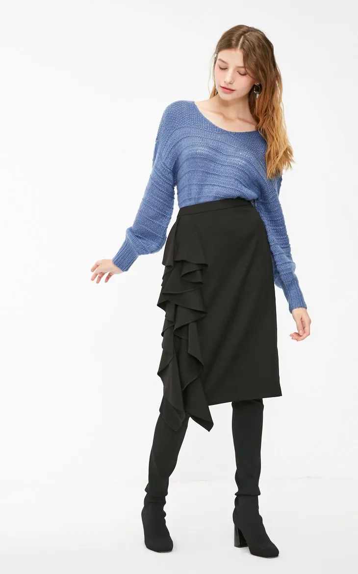 Vero Moda Женская юбка средней длины с оборками | 319116519