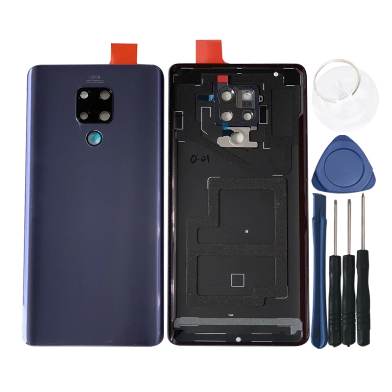 Axisinternational для 7," huawei mate 20X20 X стеклянная задняя крышка для батареи Чехол для задней панели с рамкой камеры+ стеклянный объектив