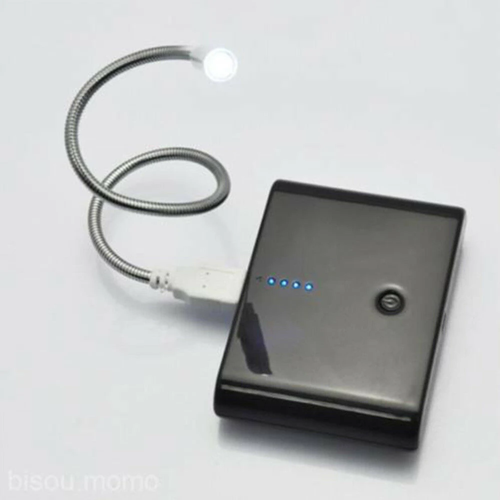 Металлический материал USB светодиодный светильник лампа 1 светодиодный гибкий свет для чтения книг для ноутбука ПК компьютера