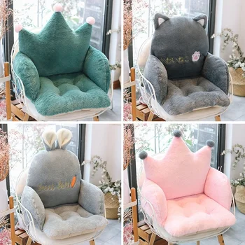 

Crown Soft Cushion Bean Bag Warm Chair Pouff Sofa Kid Bed Soft Ottoman Seat Padded Bedroom Tatami Floor Cushion Anti-slip