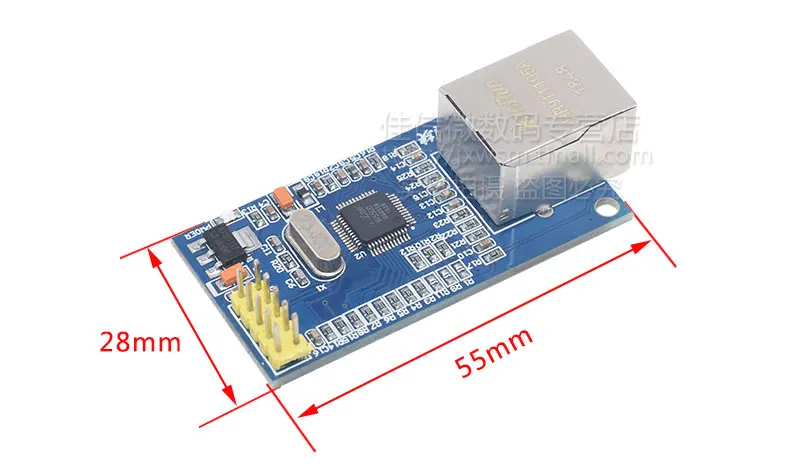Сетевой модуль W5500 полный аппаратный TCP/IP протокол стек Ethernet 51/STM32 микроконтроллер