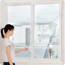 Fly Mosquito Door Window Net Mesh Screen Room Mosquito Curtains Net Curtain Protector Fly Screen Inset