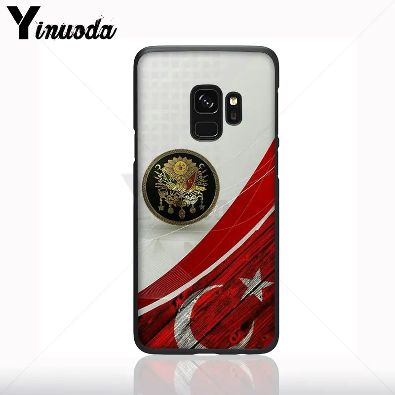 Bendera Istanbul Turki Serigala Hitam Lembut Ponsel Case untuk Samsung Galaxy S10plus S9 S8plus S10e A50 A70 A10 Ponsel