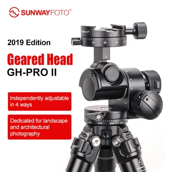 

SUNWAYFOTO GH-PRO II tripod gear head panoramic head for dslr camera panorama head arca swiss with one free quick release plate