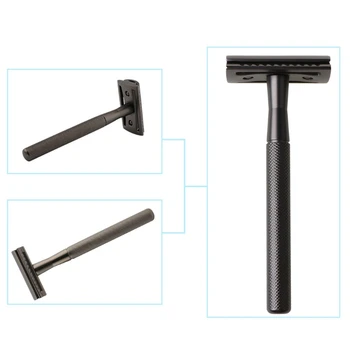 

2020 New Men Vintage Retro Double Edge Enclosed Safety Razor Manual Hand Beard Shaver