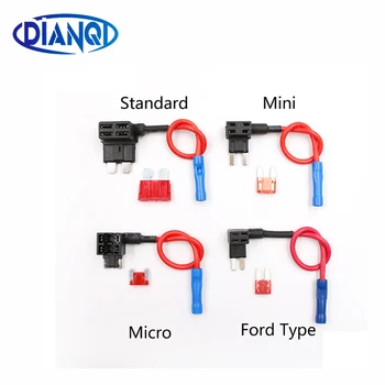 

12V24V fuse holder external line wire connector mini standard ATM APM blade car fuse
