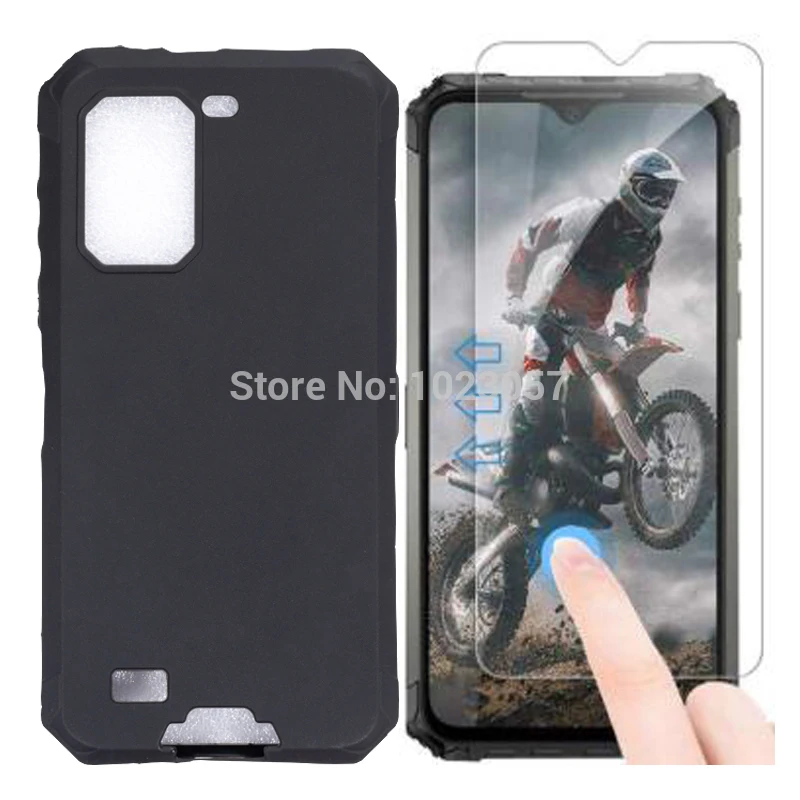 Для Ulefone Armor 7 закаленное стекло Чехол полная защита чехол с закаленным стеклом