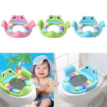 

Baby Cartoon Toilet Seat Anti-slip Adjustable Auxiliary Cushion Potty Ring