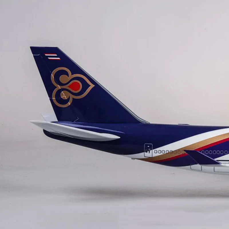 47 см 1/150 масштаб самолет 747 B747 самолета тайский авиакомпания Модель W светильник и