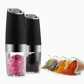

1PC Gravity Induction Grinder Electric Induction Pepper Mill Household Pepper Grinder Kitchen Tools