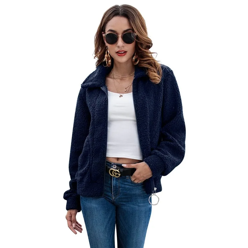 

2019 jacket autumn winter jacket women new teddy coat jacket sweater women