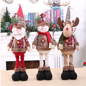 

60cm Doll Craft Merry Christmas Decorations for Home Pendants Gift Xmas Navidad Happy New Year 2021 Christmas Tree Ornaments