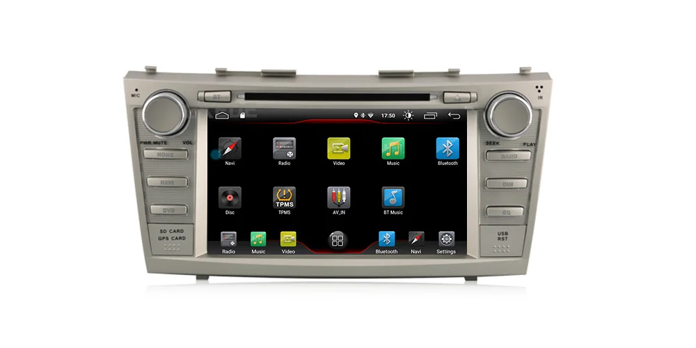MEKEDE HD 2G ram Android 9,0 автомобильный dvd-плеер для toyota camry 2007 2008 2009-20112Din Аудио мультимедийный плеер gps Navi Head Uni