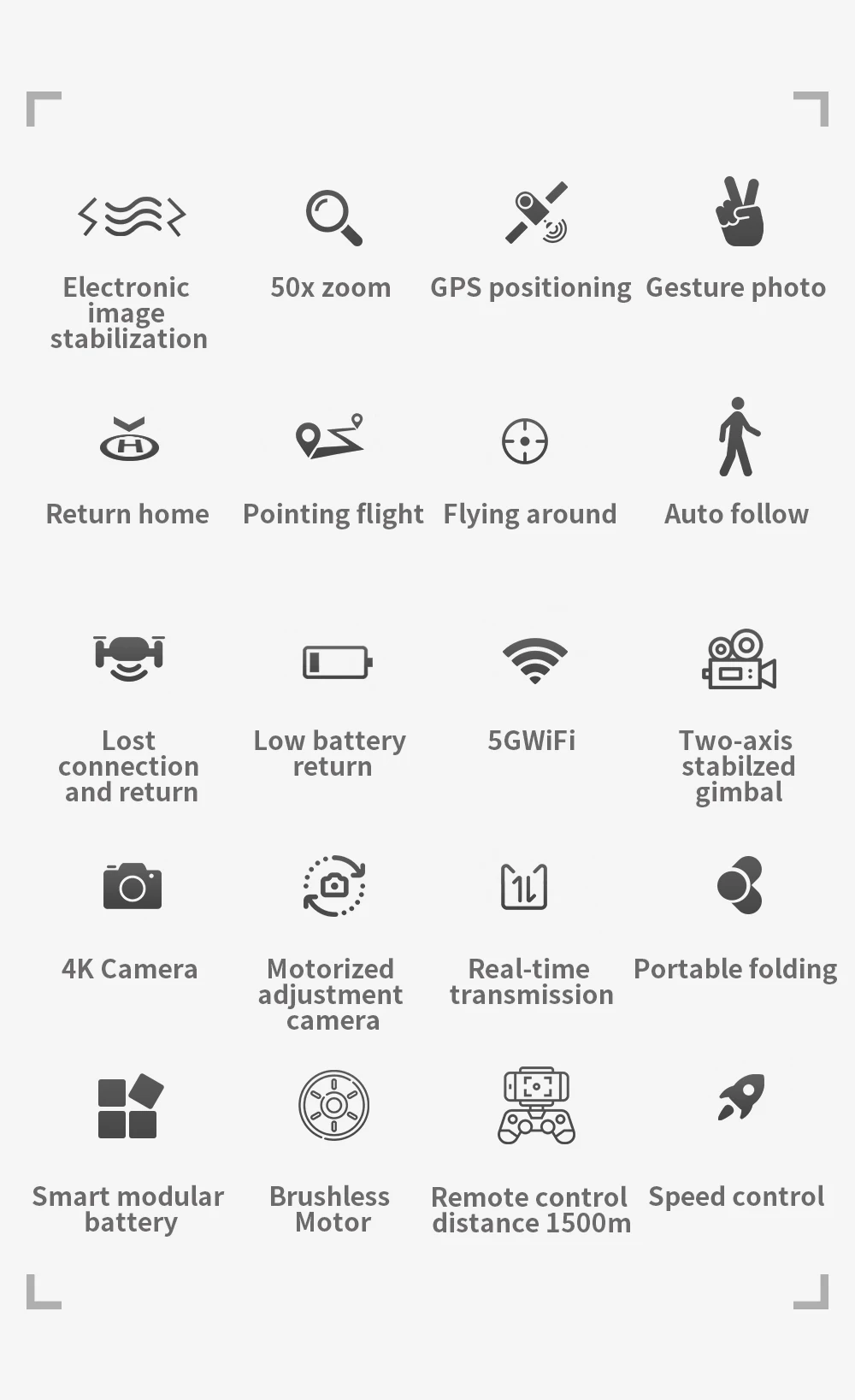 SJRC F11 PRO 4K GPS Drone With Wifi FPV 4K