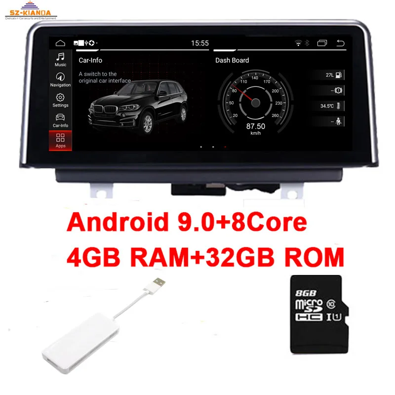 10.25" 8 Core Car Play Android 9.0 Car DVD player For BMW F30 F31 F34 auto radio gps navigation car multimedia player - Цвет: For NBT 6 PIN