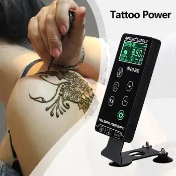

High Quality Touch Screen Source ED600 Digital LCD Powered Switch Ultra-thin Tattoo Power Supplies for Tattoo Machines
