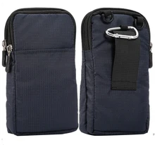 Mobile Phones Pouch Outdoor 3 Pockets 2 Zippers Wa