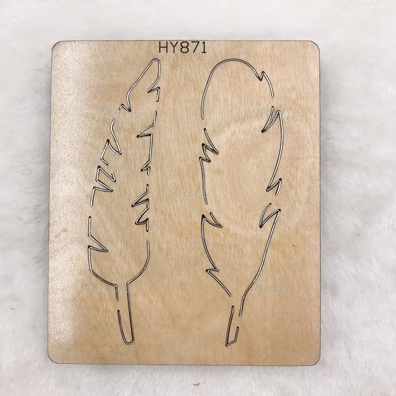 feather cutting dies new die cut&wooden dies Suitable for common die cutting machines on the market
