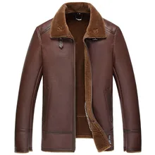 Куртка из натуральной кожи, пальто из натурального меха, Зимняя мужская куртка из натуральной овчины, пальто для мужчин размера плюс, Chaqueta Hombre MY1995