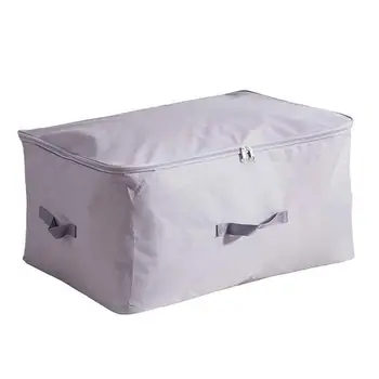

Home Oxford Cloth Quilt Storage Bag Clothing Organizer Container Folding Case