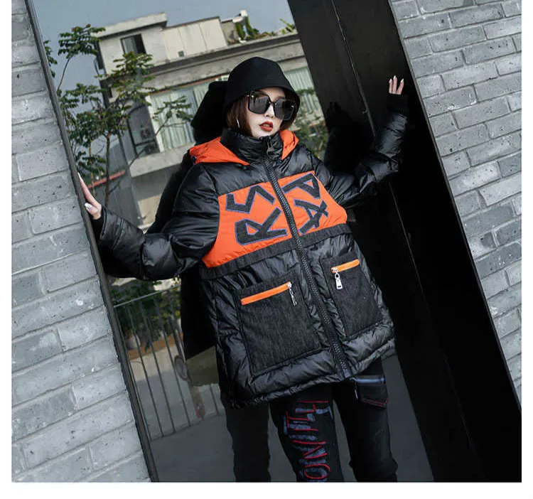 Max LuLu корейская мода уличная женская зимняя куртка теплая женская джинсовая стеганая куртка с капюшоном винтажная Зимняя парка размера плюс