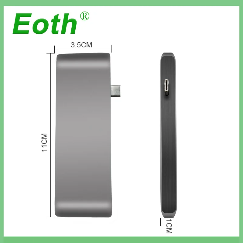 USB концентратор с C на HDMI RJ45 Thunderbolt 3 адаптер для MacBook Samsung Galaxy S9 Huawei Mate 20 P20 Pro Type 0