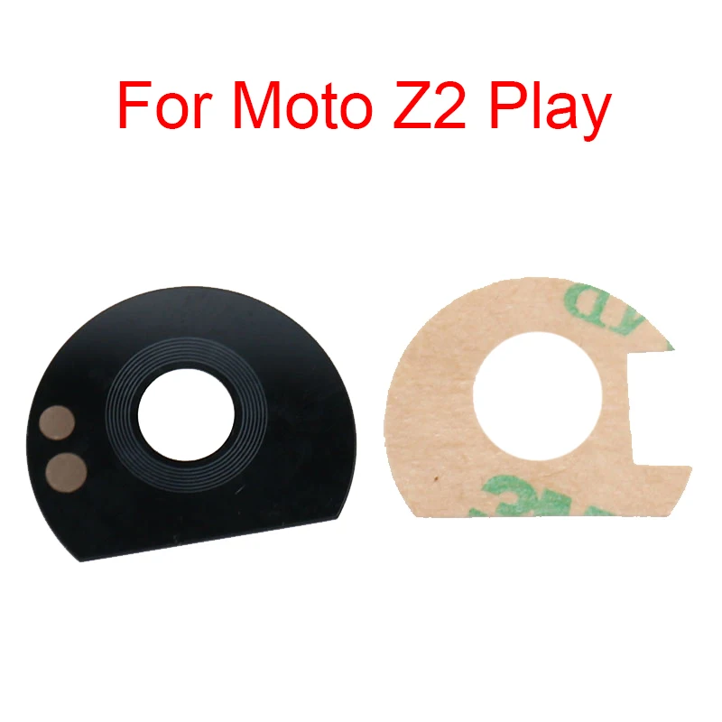 Задняя камера стеклянный объектив для MOTO Motorola Z PLAY Z2 FORCE PLAY Z3 Play объектив задней камеры крышка с липкая наклейка
