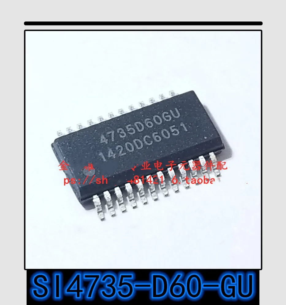 1 шт.-10 шт. новый оригинальный подлинный SI4735-D60-GU SSOP-24 SI4735 SSOP24 Код: 4735D60GU RF микросхема приемника