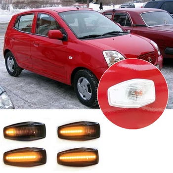 

Suitable for Kia Picanto BA Morning BA 2004 - 2011 Smoke Black Dynamic LED Indicator Side Marker Signal Light