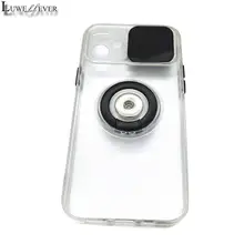 

Luwellever Fit 18mm Snap Button Ultra Thin Clear Case For iPhone 12 11 Pro Max Soft Silicone Back Cover Display Board