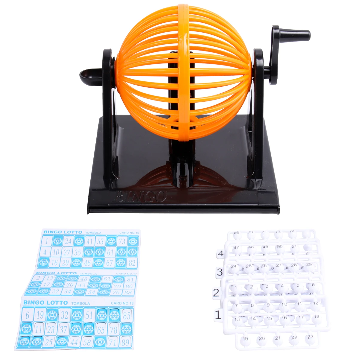 Bingo Game Console Simulative Lottery Machine Mini Creative Children Educational Toys Home Bingo Machine for Party Games Props