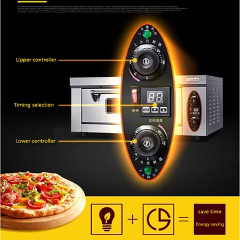 

3.2KW Electric Pizza Oven Single Deck Commercial Baking Oven