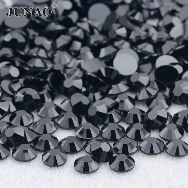 5A Quality1.4mm-10mm SS3-SS50 Rhinestones Crystal Color Crystal AB Color  Non Hotfix Flatback Gems Rhinestones For Clothing Dresses 3D Nail Art  Decorations