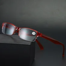 Для женщин с плоскими стеклами и половинной рамкой для чтения очки Для женщин Для мужчин полуоправы ретро солнцезащитные очки интегрированный очки 1,0 1,5 2,0 2,5 3,0 3,5 4,0