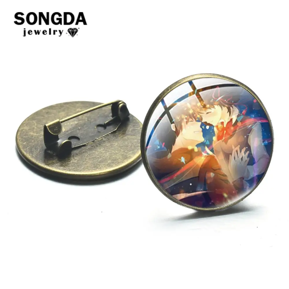 SONGDA ваше имя Kimi no Na wa брошь в стиле аниме Тачибана таки миямидзу мицуха фигурки