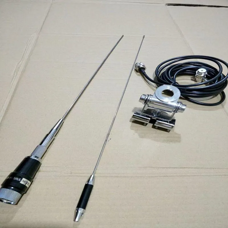 УФ dual band mobile radio кронштейны Гибкая штыревая антенна 145/435 м ручной двухстороннее