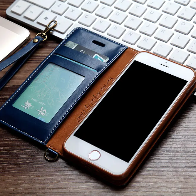 Джинсовый кожаный флип чехол для iPhone 6 S 7 8 iPhone X XS Max XR Магнитный слот для карт кошелек чехол для Coque iPhone 6 S 7 8 Plus