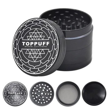

Zinc alloy tobacco mill diameter 50MM 4-layer smokeable Chinese medicine mill Smoke Miller herb accessories