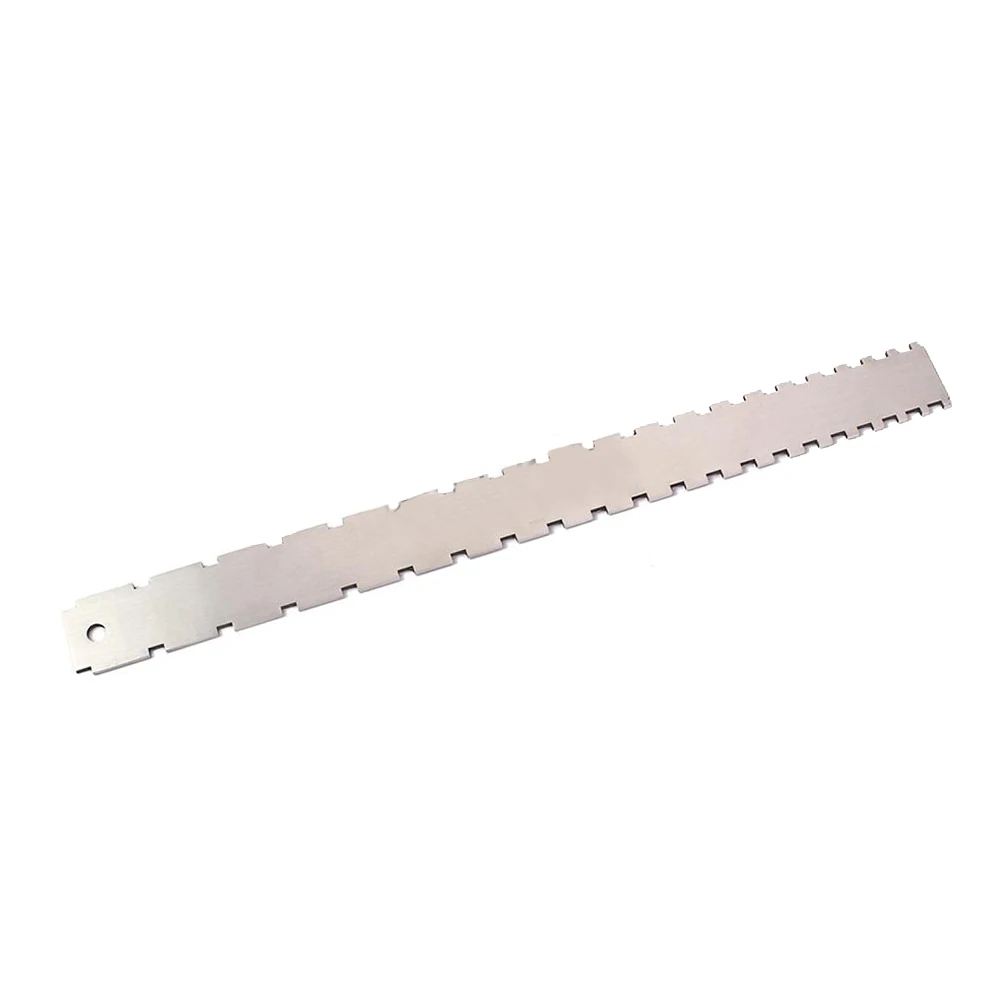 Portable Repair Gauge Measuring Notched Straight Edge Radius Musical Instruments Luthiers Tool Stainless Steel Guitar Neck Ruler | Спорт и