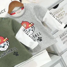 Детская футболка 19 Весенняя стильная футболка с изображением персонажей видеоигр верхняя нарядная одежда для мальчиков, футболка для девочек Детская рубашка, верхняя нарядная одежда для мальчиков жакет 181721