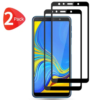 

TBOC 2X Protector Screen 5D for Samsung Galaxy A7 [2018] A750F [6.0 "] [2 Units] Vidrio Tempered Protection Full