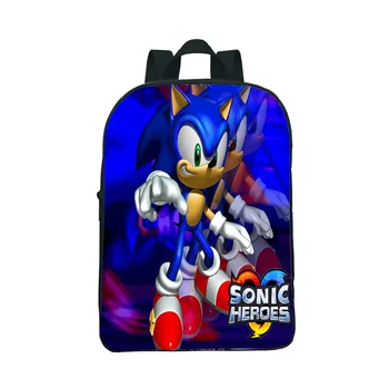 

New 12 Inch Mini Sonic Bags Children Backpack Beautiful Pattern Backpack Kids Kindergarten High Quality Daily Backpack