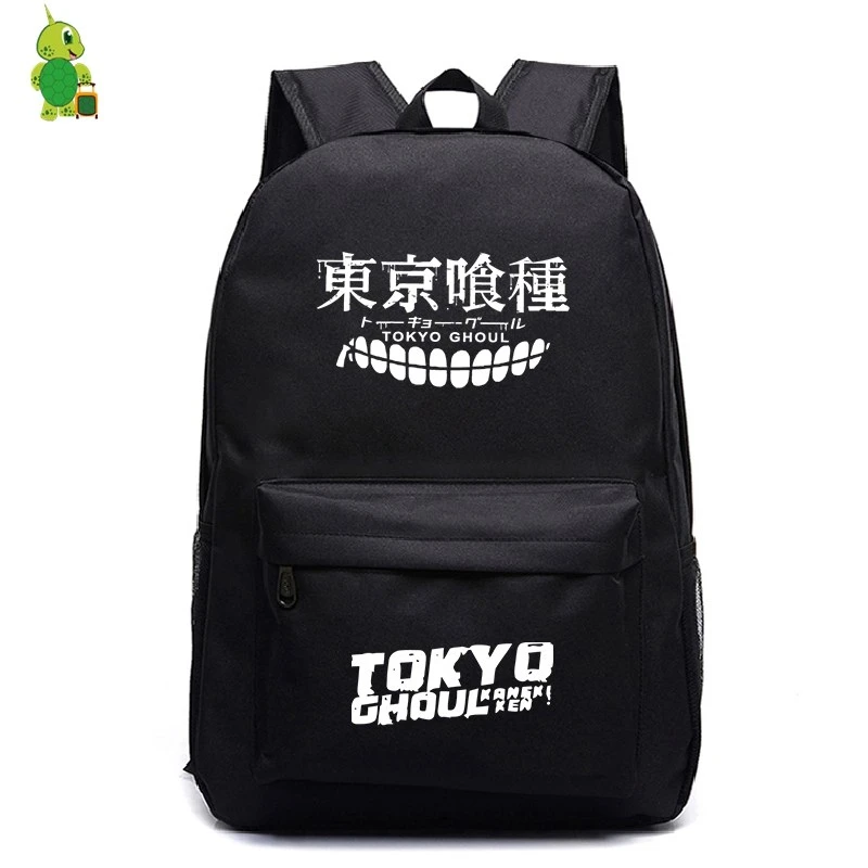Tokyo Ghoul School Bag Boys Canvas Backpack Anime Girls Shoulders Bag Travel Bag