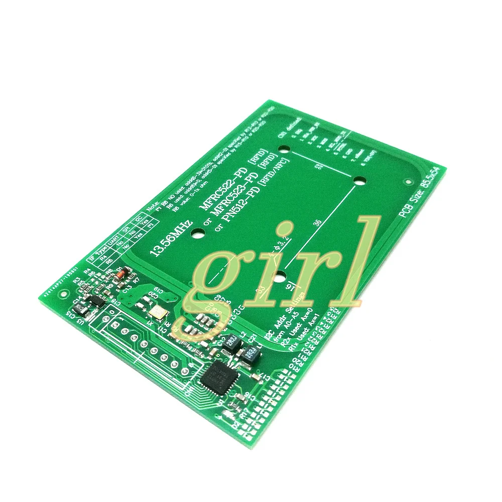 

PN512 module RFID/NFC read and write module compatible with MFRC522/523 long distance 70mm.